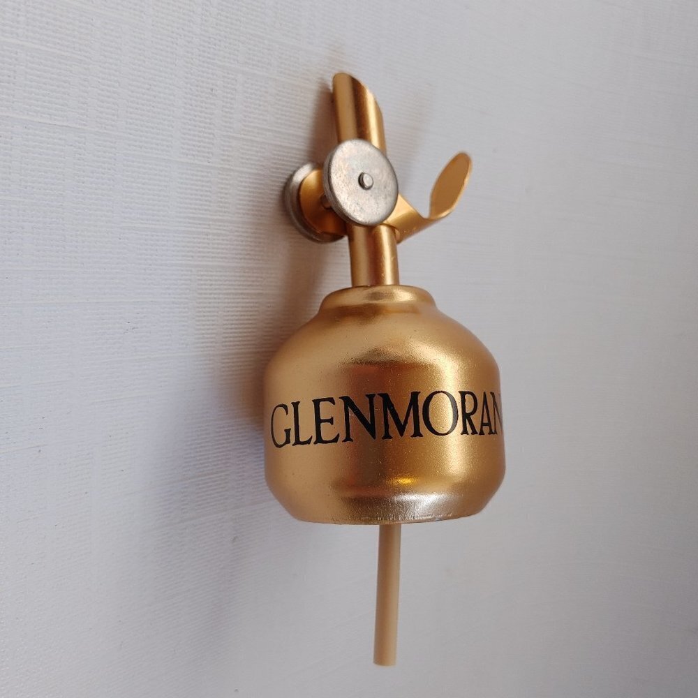 GOLD GLENMORANGIE WHISKY POURER SHOT POURER BOLD LOGO